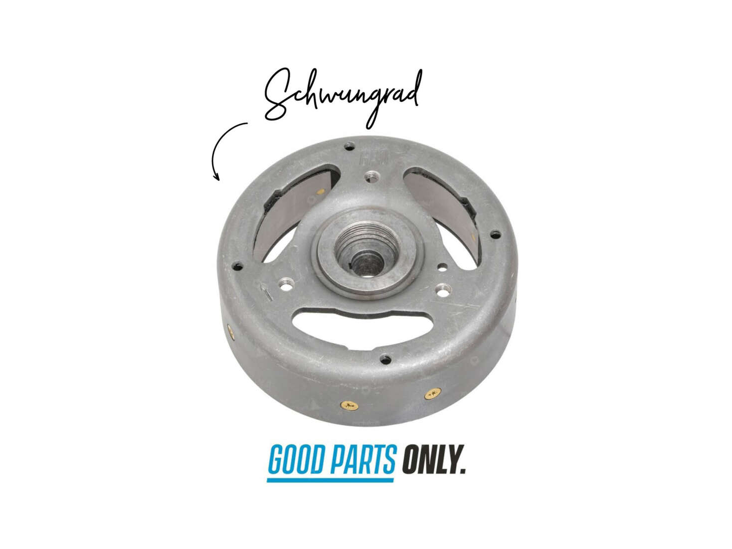 GPO Schwungrad 6V / 17W rechtsdrehend | Puch E50 (Version 2.0) GPO Schwungrad 6V / 17W rechtsdrehend | Puch E50 (Version 2.0)