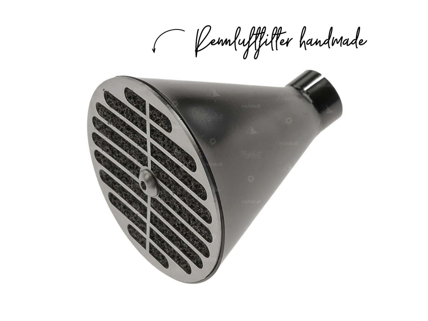 Rennluftfilter Blech Bing schwarz *handmade* Rennluftfilter Blech Bing schwarz *handmade*