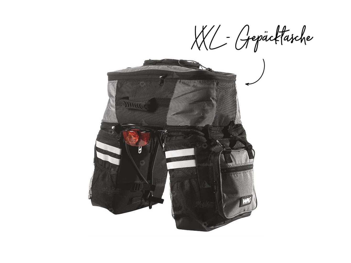 Gepäcktasche XXL Roadtrip schwarz / grau Gepäcktasche XXL Roadtrip schwarz / grau
