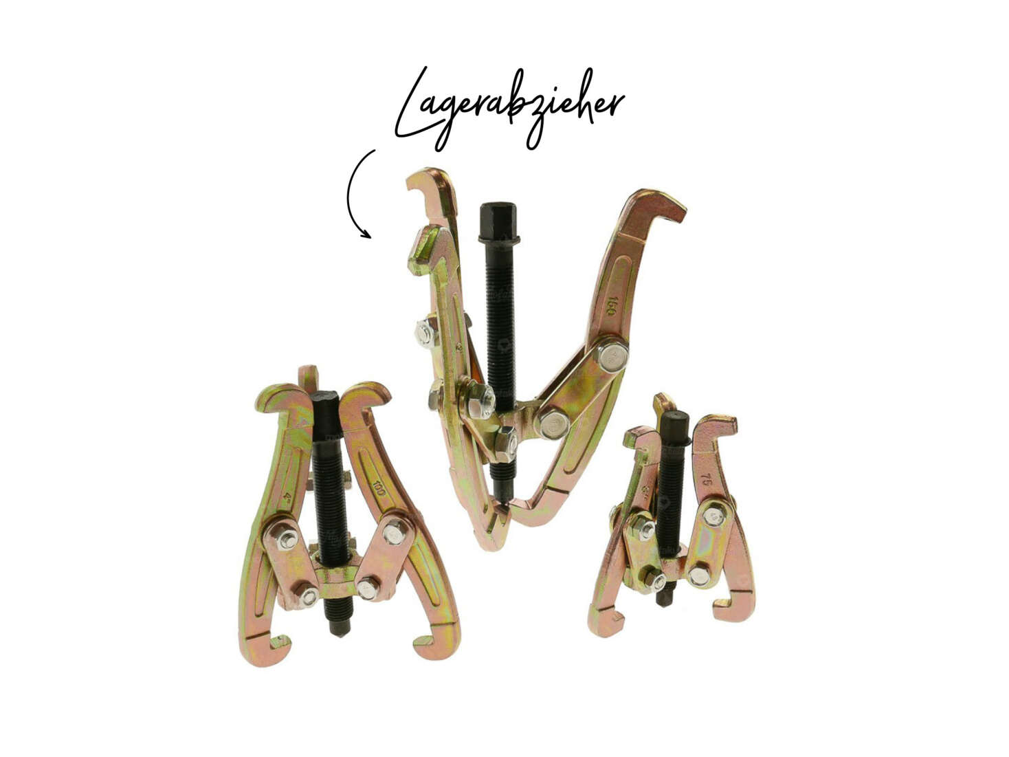 Lagerabzieherset 3-teilig Lagerabzieherset 3-teilig