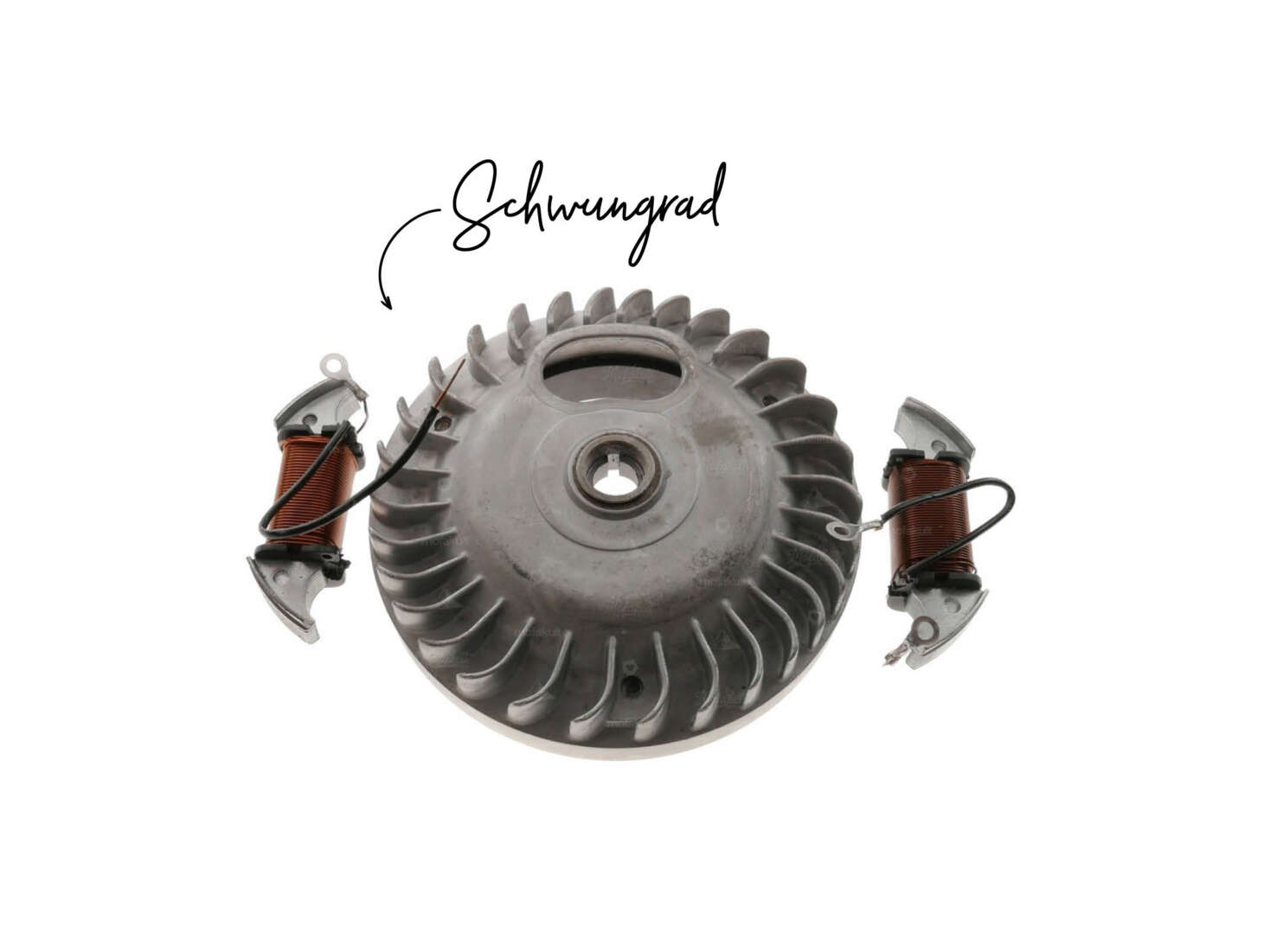 Schwungrad für Unterbrecherzündungen inkl. Spulen | Piaggio Ciao, SI, Bravo, Boxer Schwungrad für Unterbrecherzündungen inkl. Spulen | Piaggio Ciao, SI, Bravo, Boxer