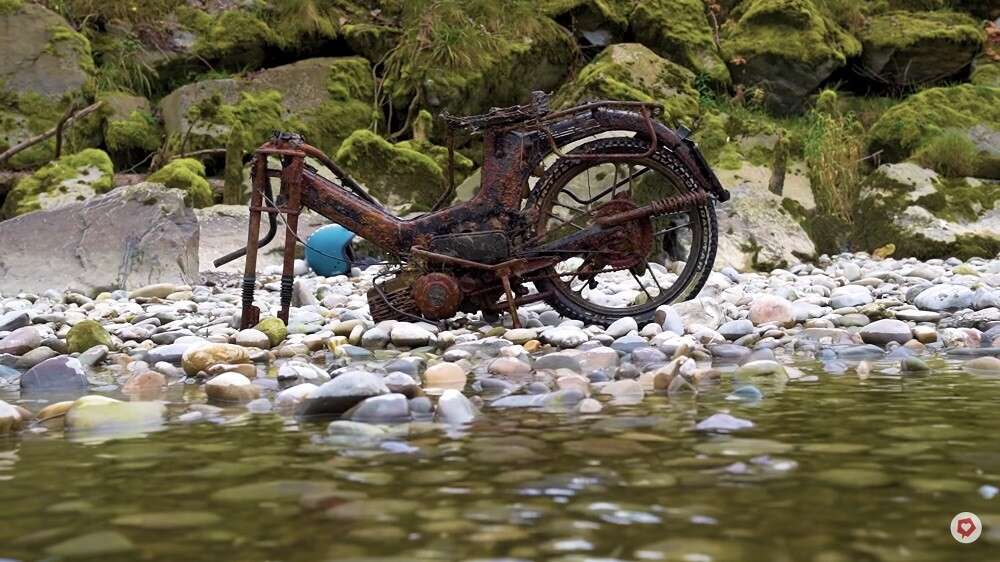 Leider kann man nicht jedes Mofa retten Leider kann man nicht jedes Mofa retten