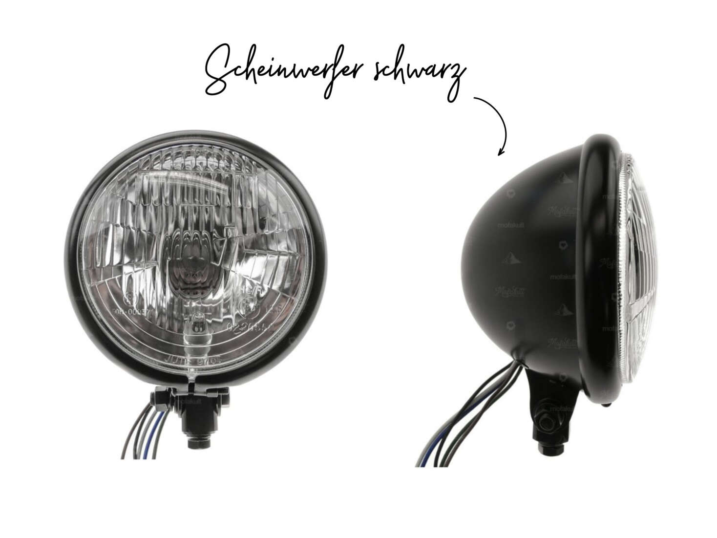 Scheinwerfer "Minnesota" schwarz Scheinwerfer "Minnesota" schwarz