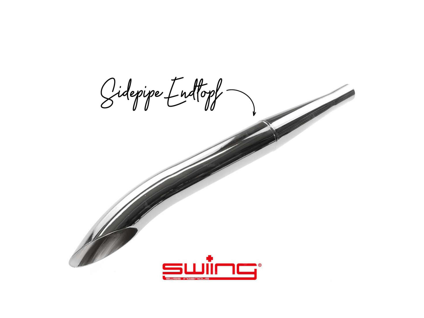 Endtopf Sidepipe Ø 32 / 60 mm Chrom universal Endtopf Sidepipe Ø 32 / 60 mm Chrom universal