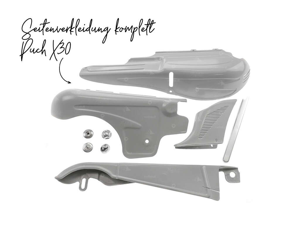 swiing Set Seitenverkleidung komplett Puch X30 Velux swiing Set Seitenverkleidung komplett Puch X30 Velux
