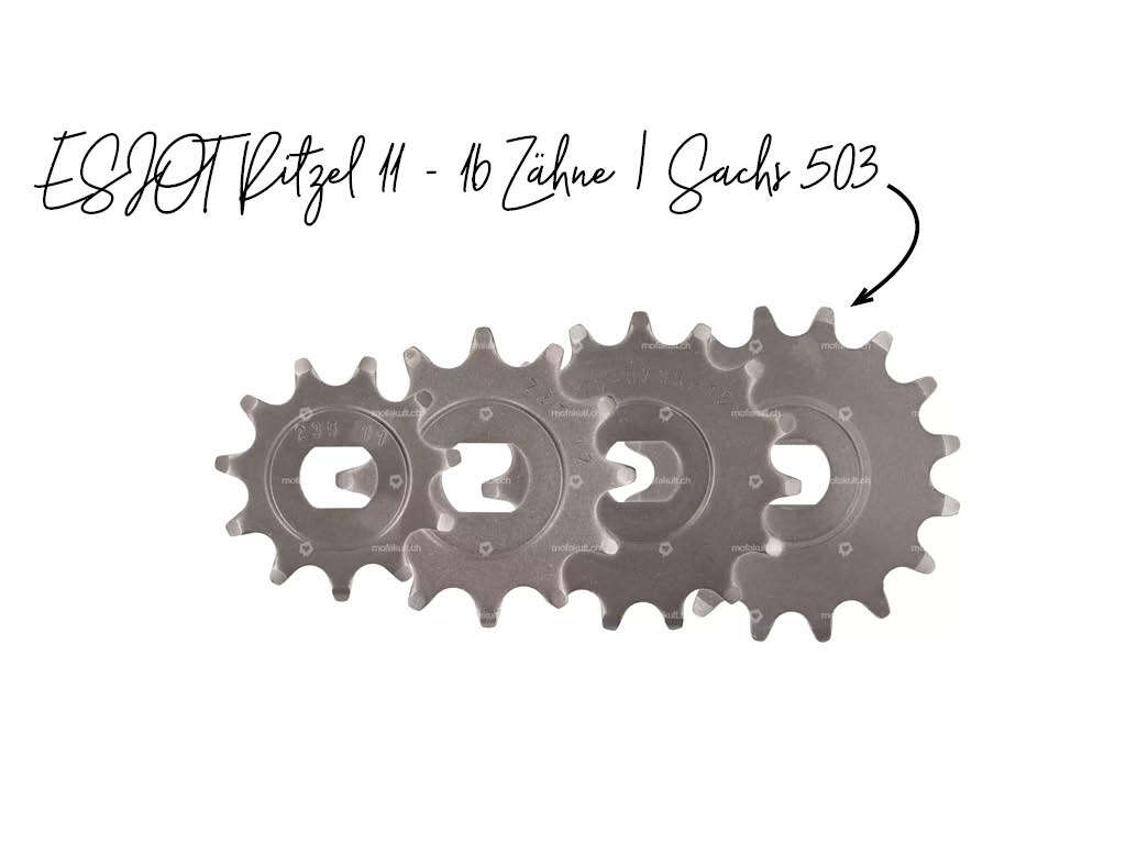 ESJOT Ritzel 11 - 16 Zähne Sachs 503 ESJOT Ritzel 11 - 16 Zähne Sachs 503