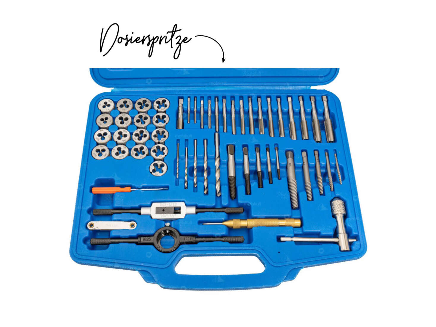 GS Gewindeschneid-Satz (M3 - M12) 56-teilig GS Gewindeschneid-Satz (M3 - M12) 56-teilig