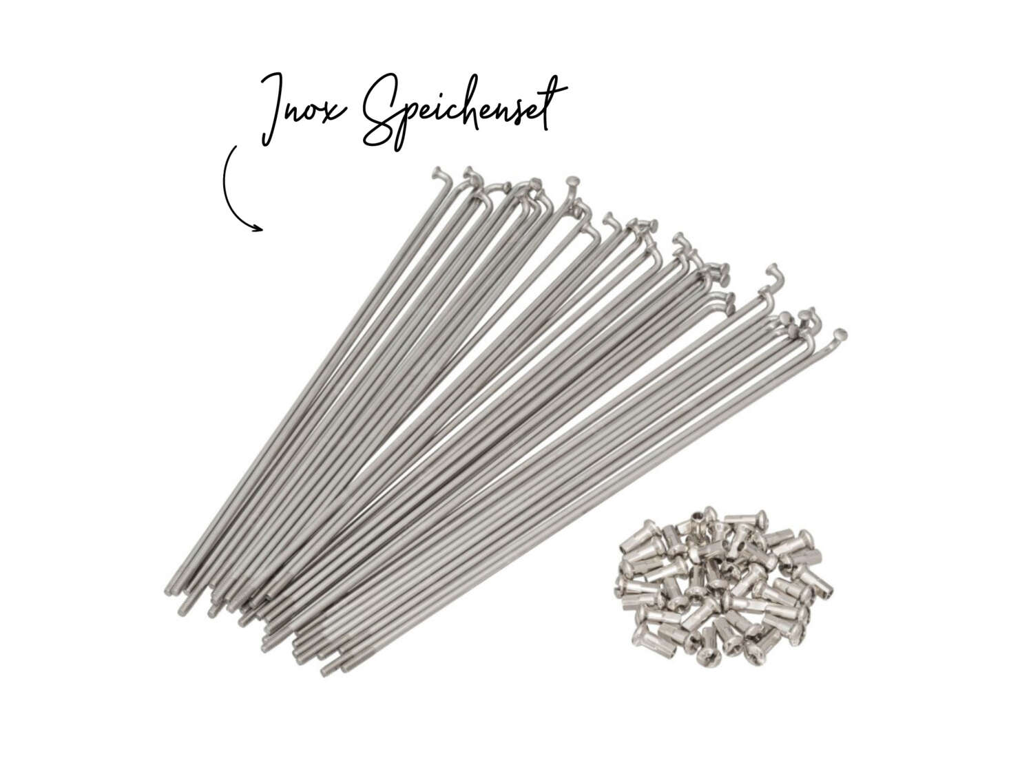 GPO Speichenset inkl. Nippel (2.9 x 215 mm) Inox | Sachs / DKW / Göricke GPO Speichenset inkl. Nippel (2.9 x 215 mm) Inox | Sachs / DKW / Göricke