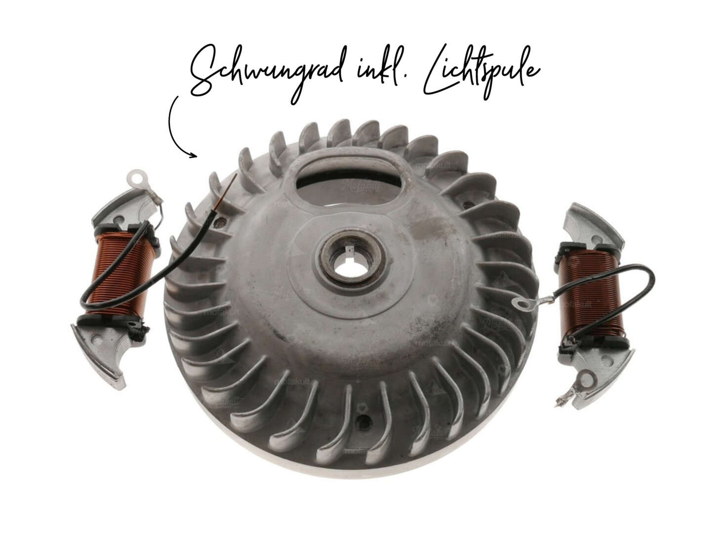 Schwungrad für Unterbrecherzündungen inkl. Spulen | Piaggio Ciao, SI, Bravo, Boxer Schwungrad für Unterbrecherzündungen inkl. Spulen | Piaggio Ciao, SI, Bravo, Boxer