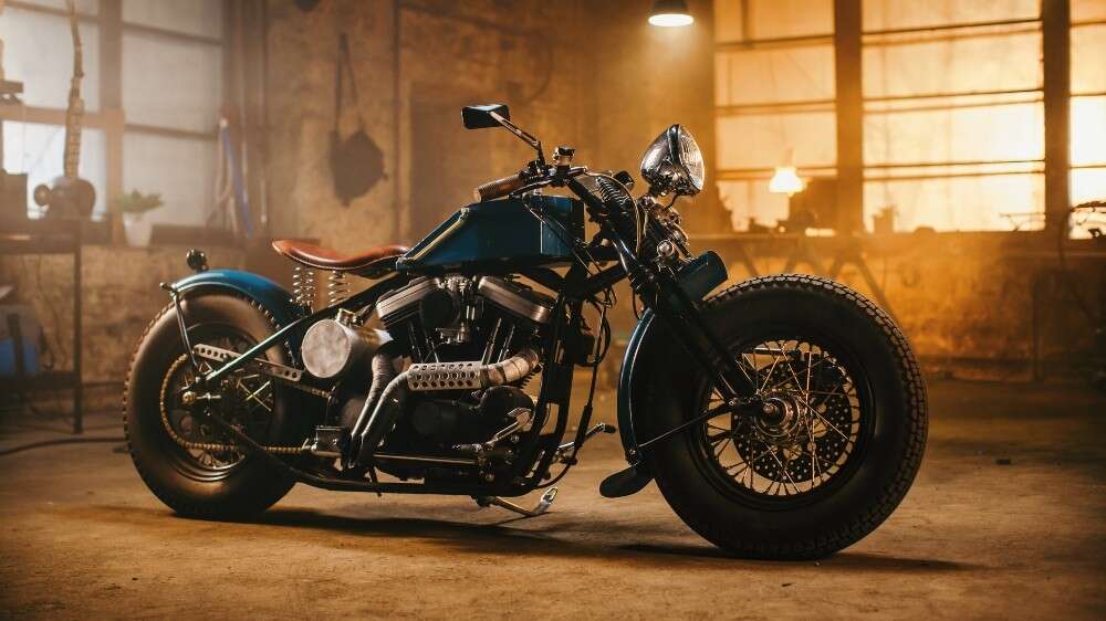 Custom Bobber Motorrad Custom Bobber Motorrad