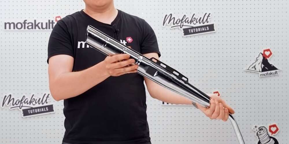 Der Endschalldämpfer an deinem Mofa Der Endschalldämpfer an deinem Mofa