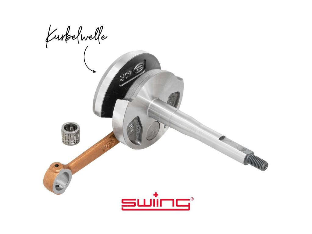 swiing *Original* Kurbelwelle Piaggio Ciao, Si, Bravo, Boxer (12 mm) swiing *Original* Kurbelwelle Piaggio Ciao, Si, Bravo, Boxer (12 mm)
