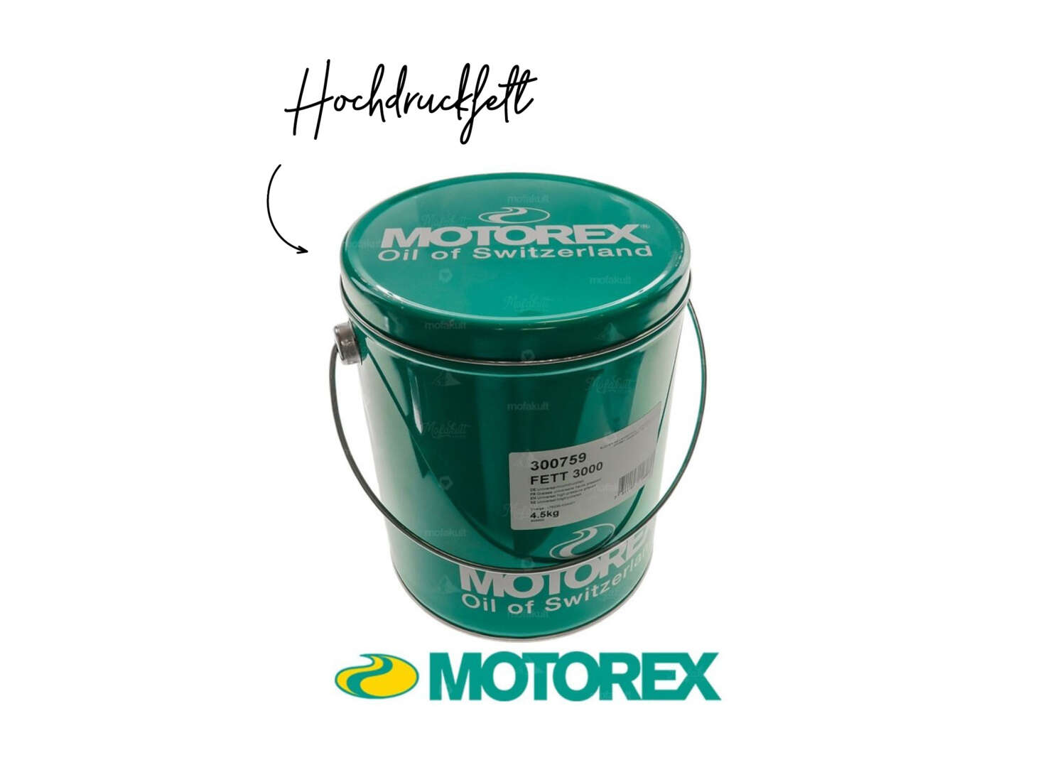 Motorex Hochdruckfett 3000 universal 4.5 kg Motorex Hochdruckfett 3000 universal 4.5 kg