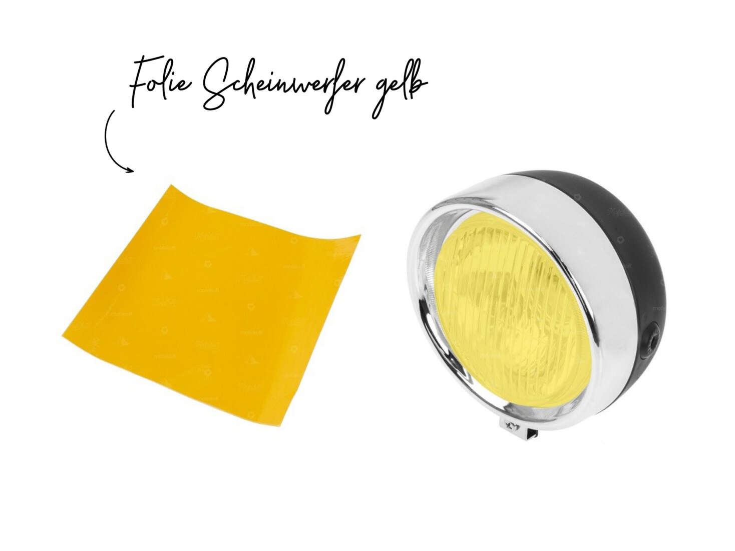 Folie Scheinwerfer gelb 25 x 25 cm (hitzebeständig ) Folie Scheinwerfer gelb 25 x 25 cm (hitzebeständig )