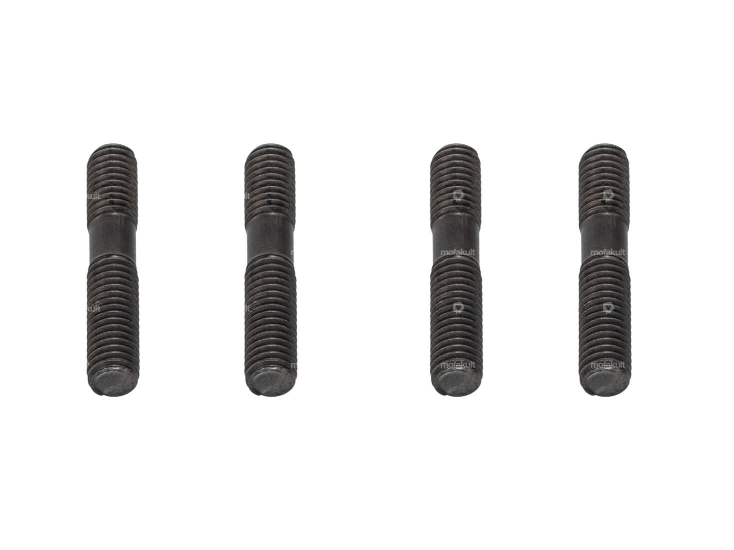 Set Stehbolzen M6x35 brüniert Carousel Image 1