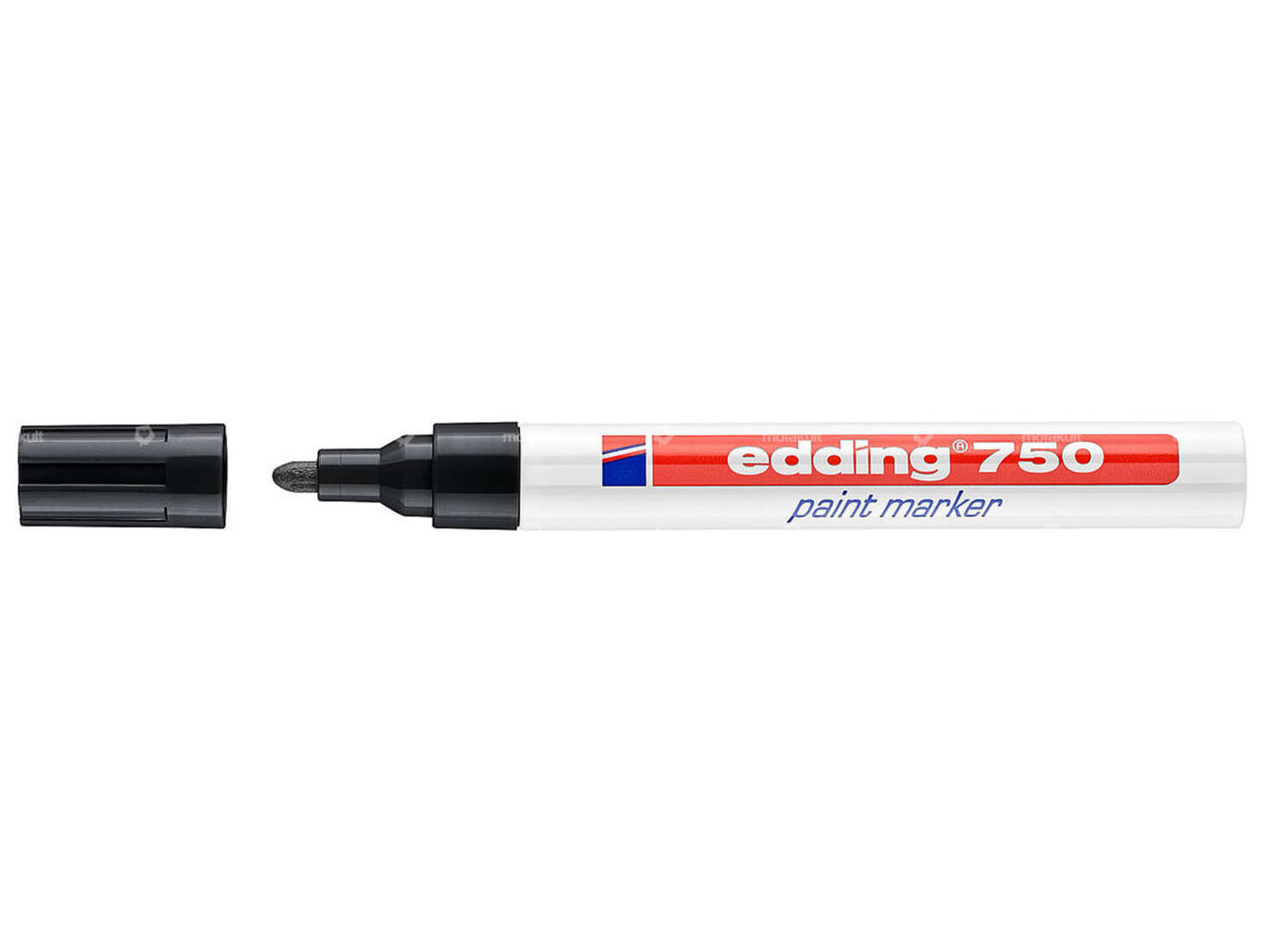 edding 750 paint marker 2 - 4 mm black Carousel Image 1