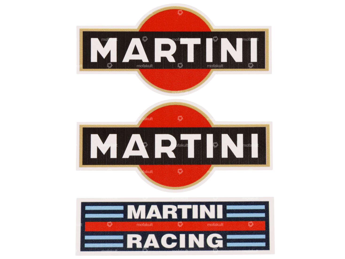 Adhesive set "Martini Racing" 3 pcs. Carousel Image 1
