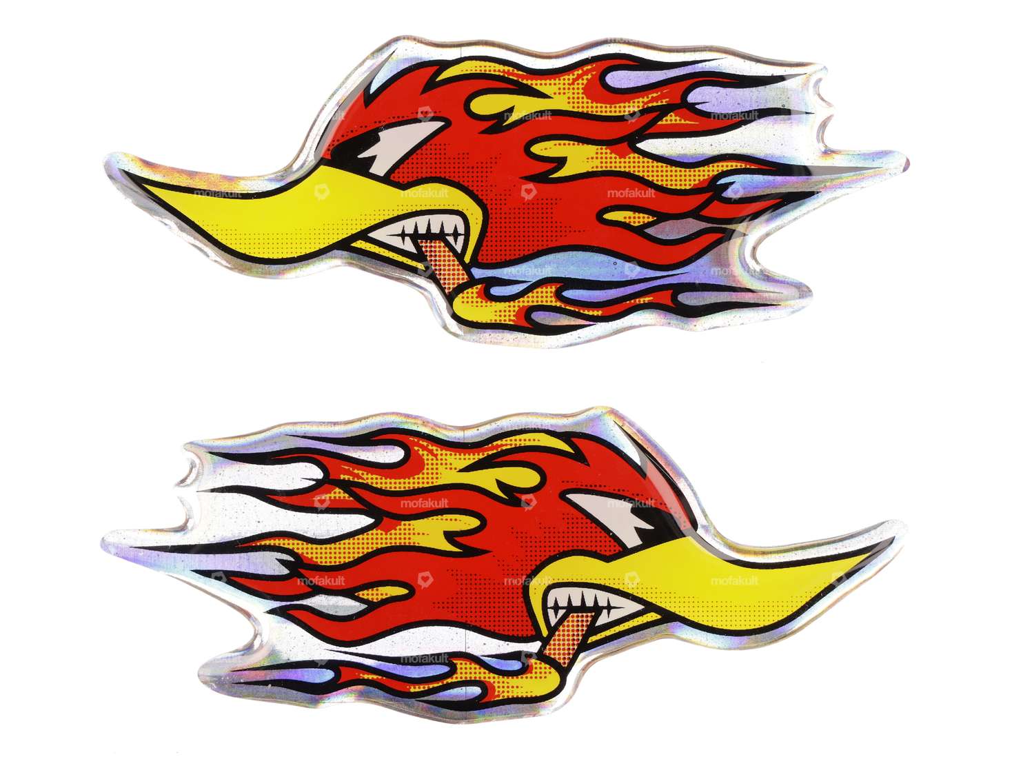 Fire duck left & right gel glue 3D Carousel Image 1