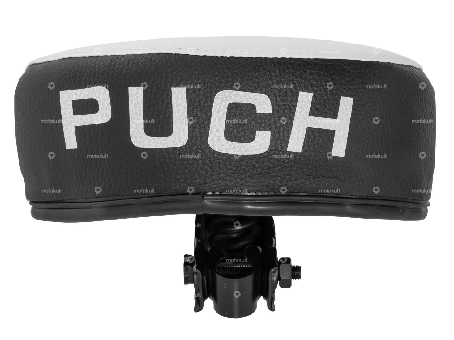 Sattel «PUCH» schwarz - weiss Carousel Image 3