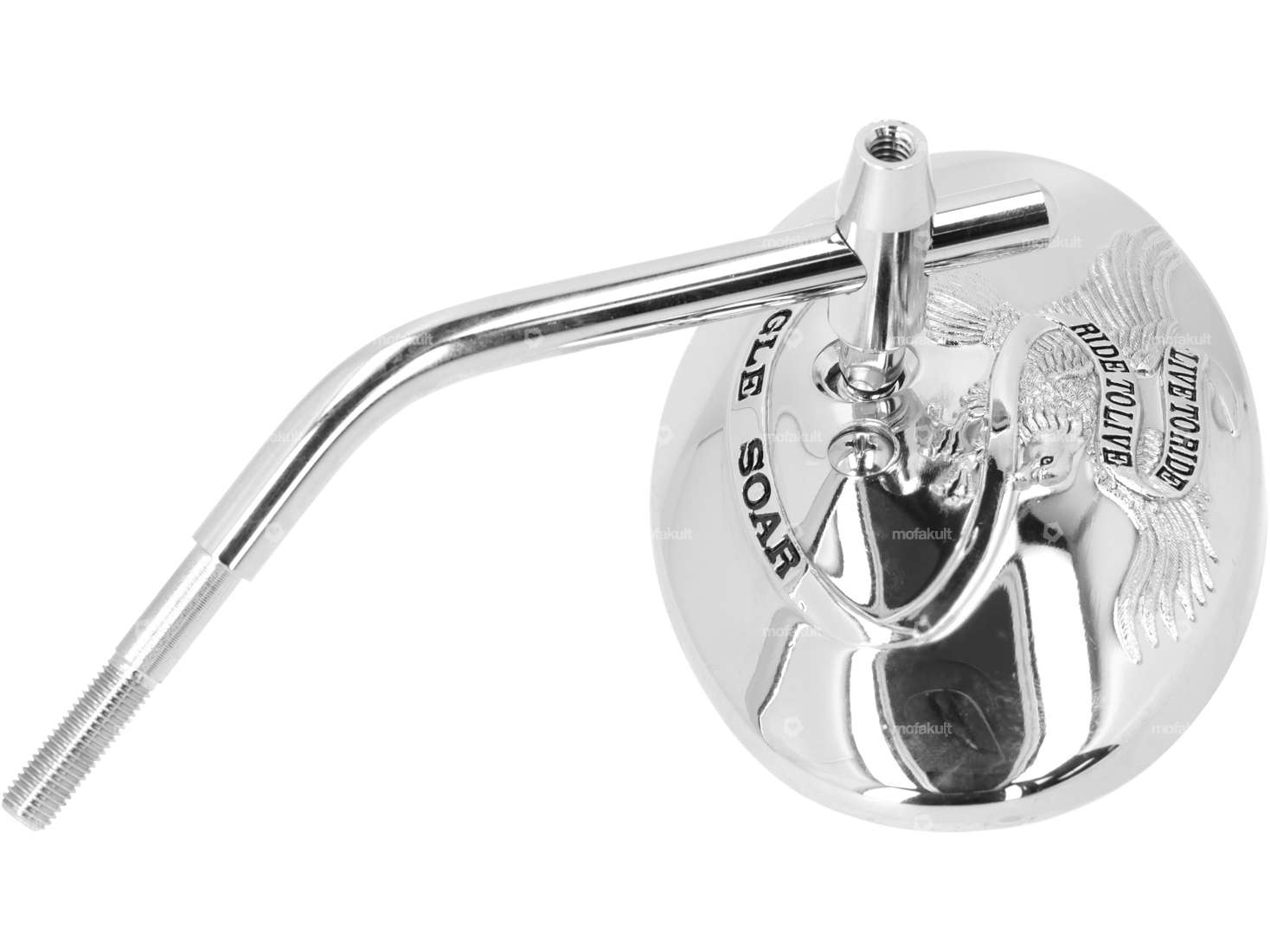 Mirror "Adler" oval chrome Carousel Image 3