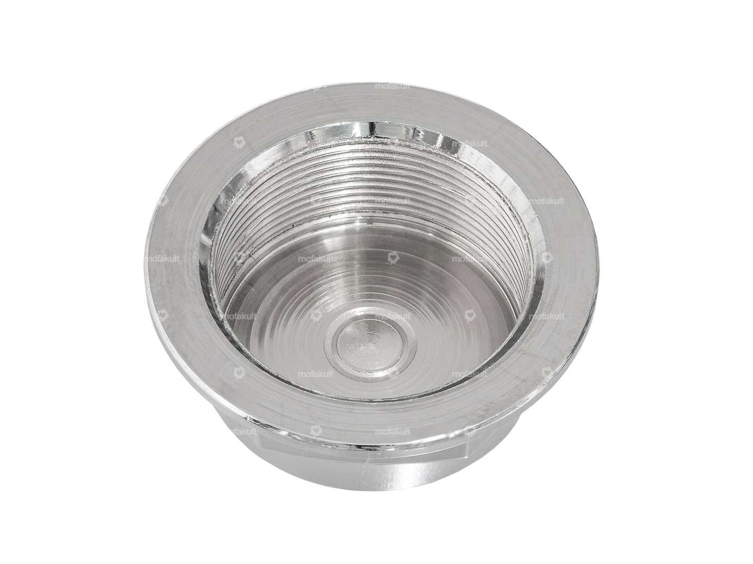 GPO Gabelschaftmutter M26x1 geschlossen Gabelplatte Chrom Carousel Image 2