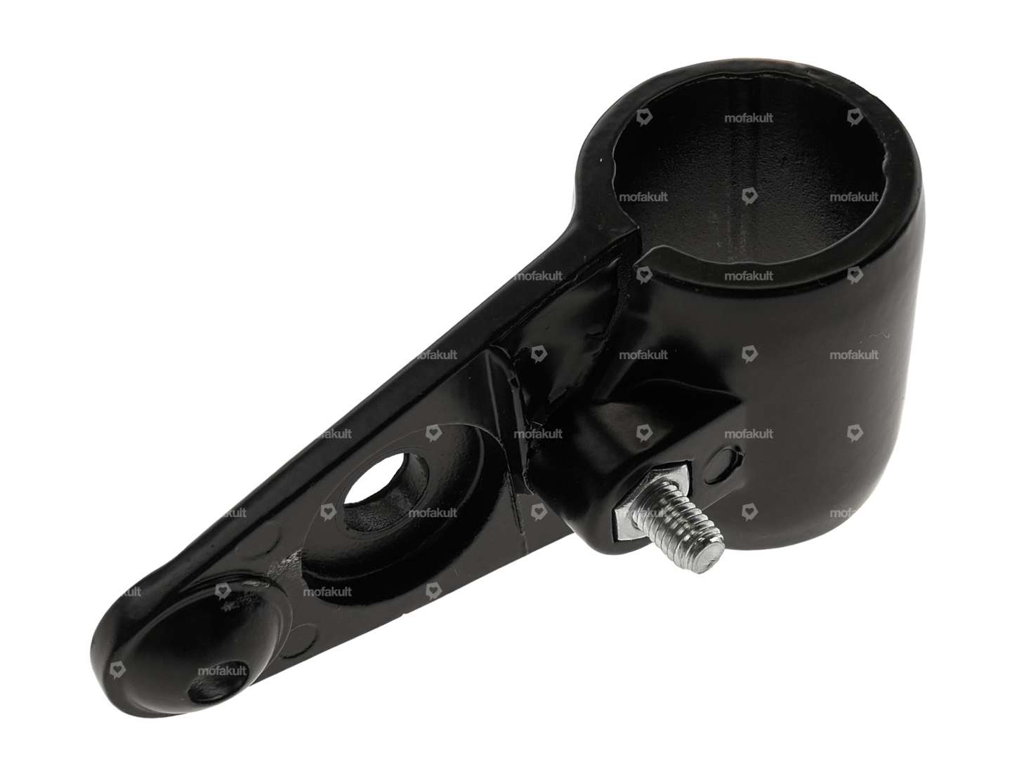 Lamp holder aluminum Ø 28 mm black NOS | Alpa fork Carousel Image 4