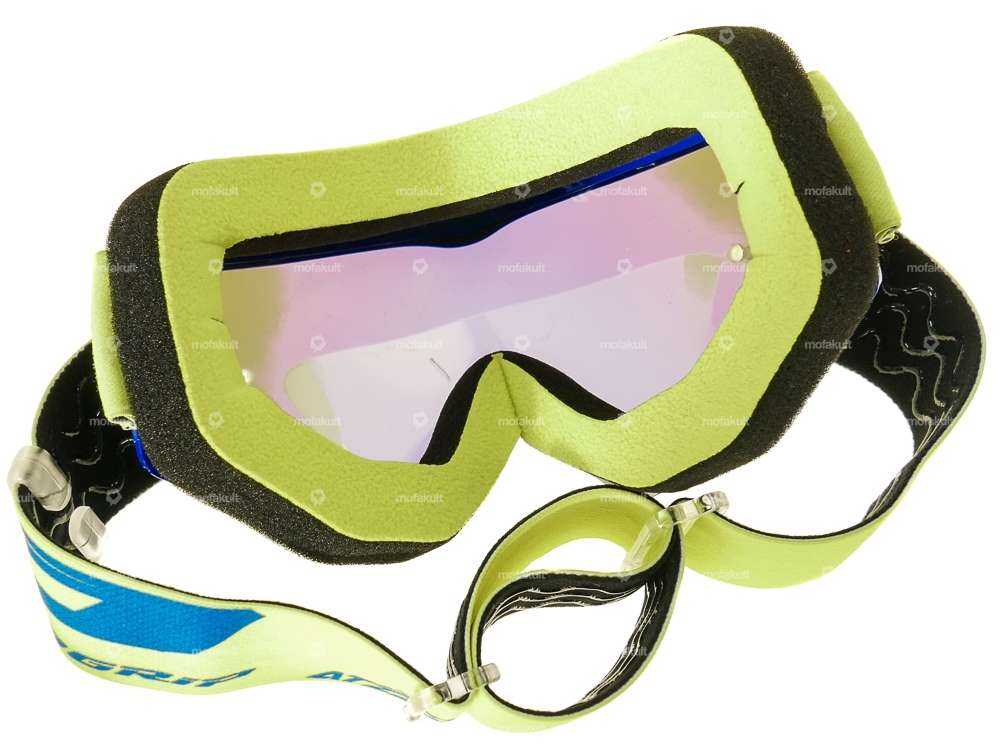ProGrip Brille MX 3201 Raceline blau verspiegelt Carousel Image 3
