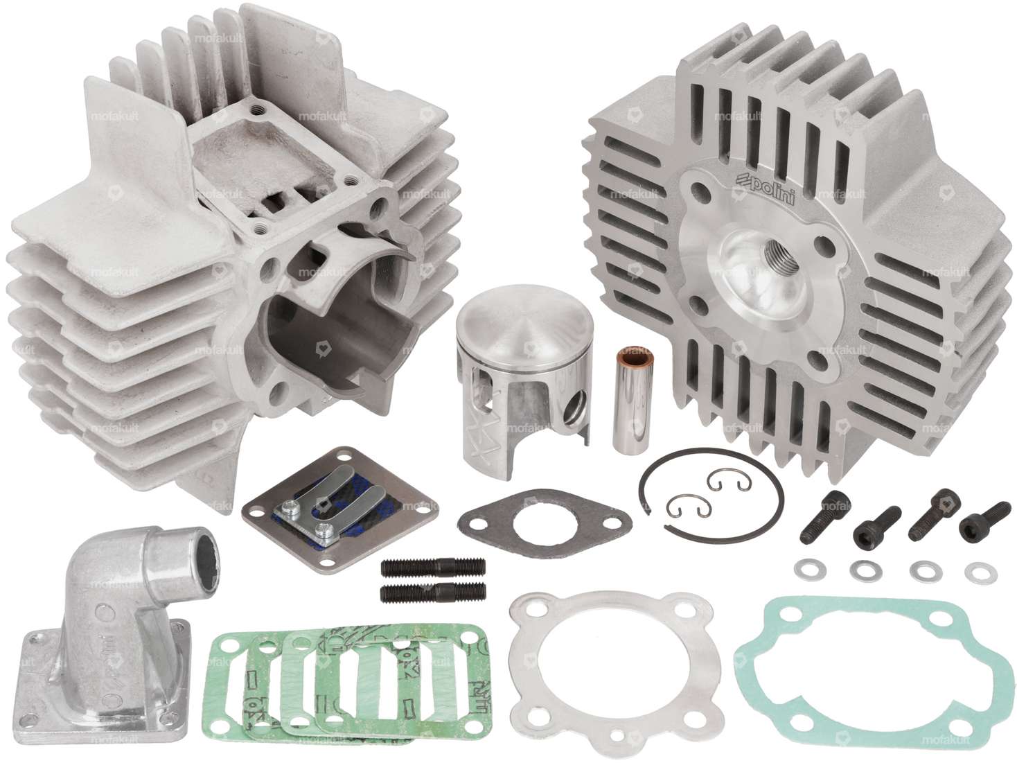 Polini 43.5 mm Zylinderkit Membran mit Kopf | Puch Carousel Image 1