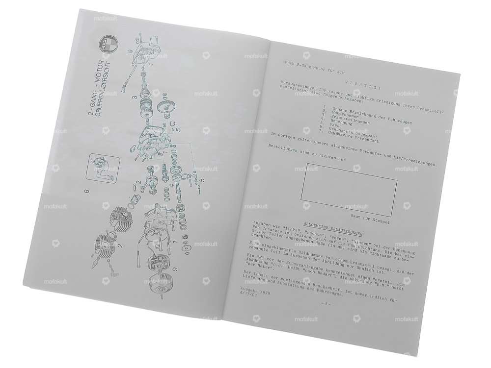 Ersatzteilkatalog | Puch 2-Gang Z50 Motor (KTM) Carousel Image 3