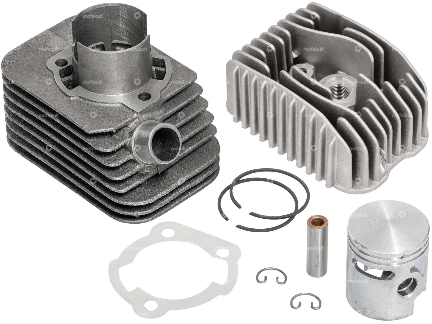 Polini 43 mm Zylinderkit inkl. Kopf 12 mm KoBo | Piaggio Ciao, Bravo, Boxer Carousel Image 1