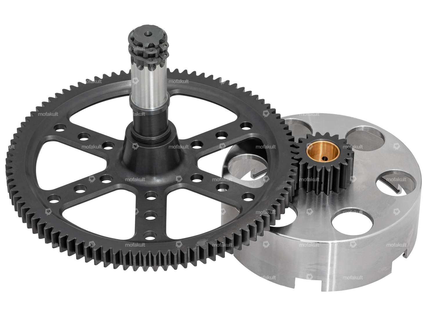 MBR Kupplungskorb & Stirnrad 18:94 Zähne Racing gerade | Puch E50 Carousel Image 1