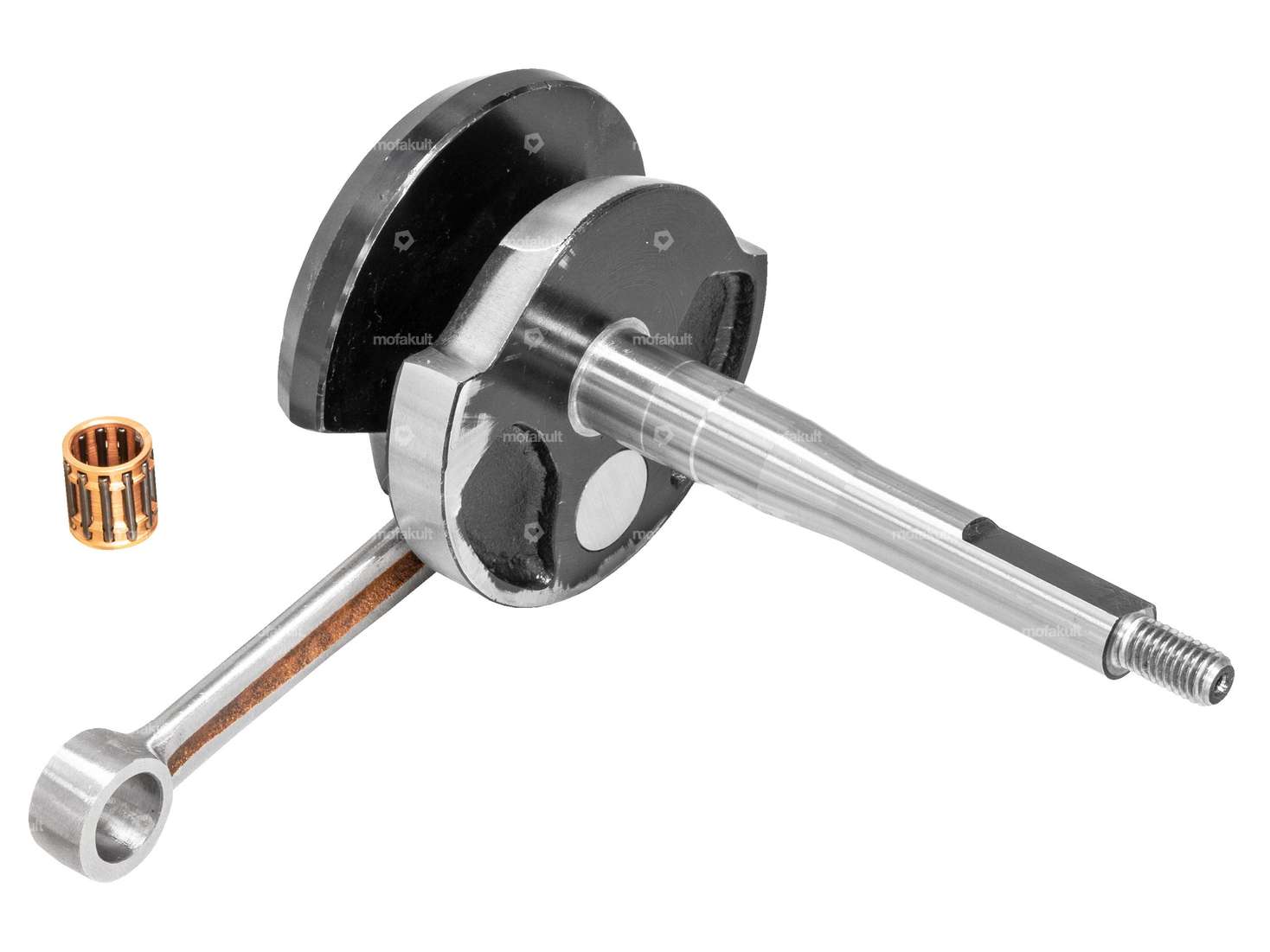 Mazzucchelli Kurbelwelle «Racing» 10 mm KoBo | Piaggio Ciao, SI, Bravo, Boxer Carousel Image 1