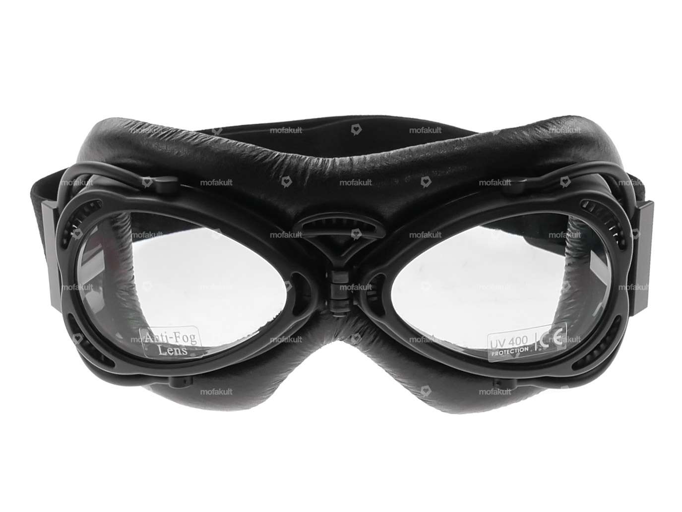 Fliegerbrille Vintage schwarz Carousel Image 3