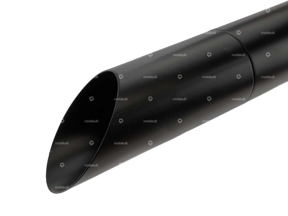 swiing muffler drag pipe 45° black Ø 28 / 70 mm Carousel Image 2