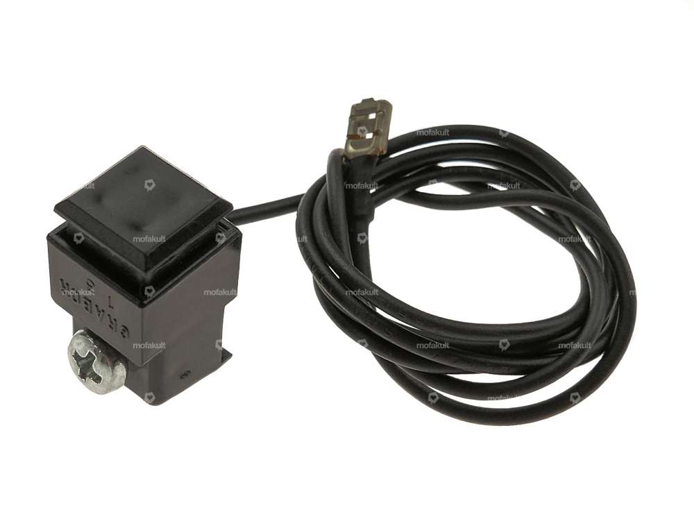 Button horn black | Piaggio Ciao, SI, Bravo, Boxer Carousel Image 1