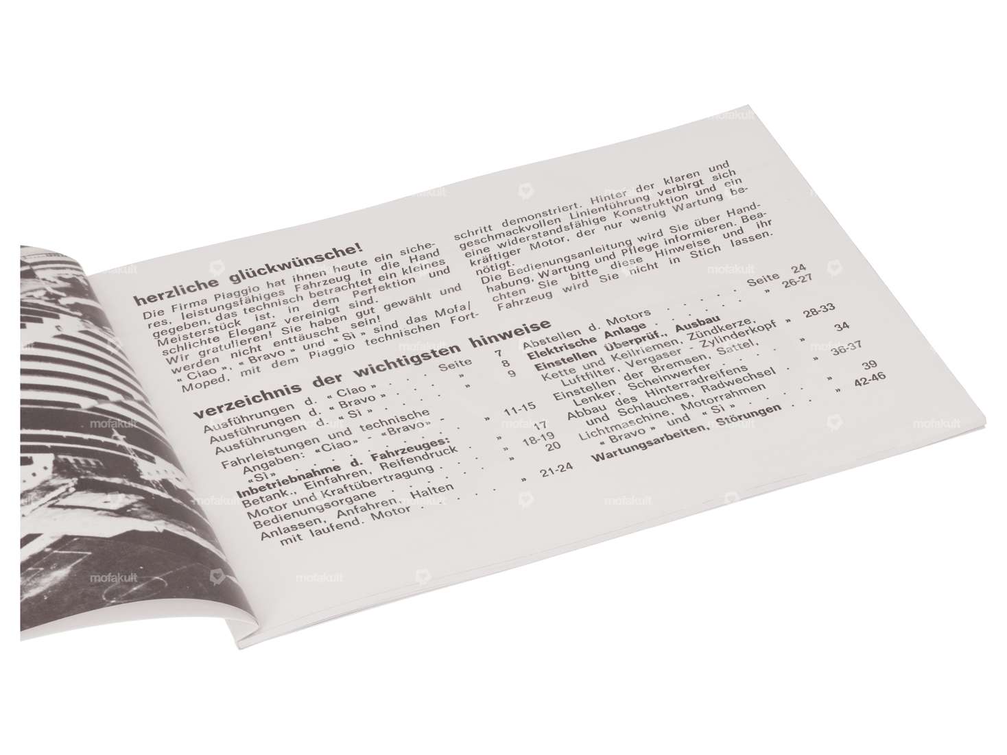 Operating instructions | Piaggio Ciao, SI, Bravo Carousel Image 2