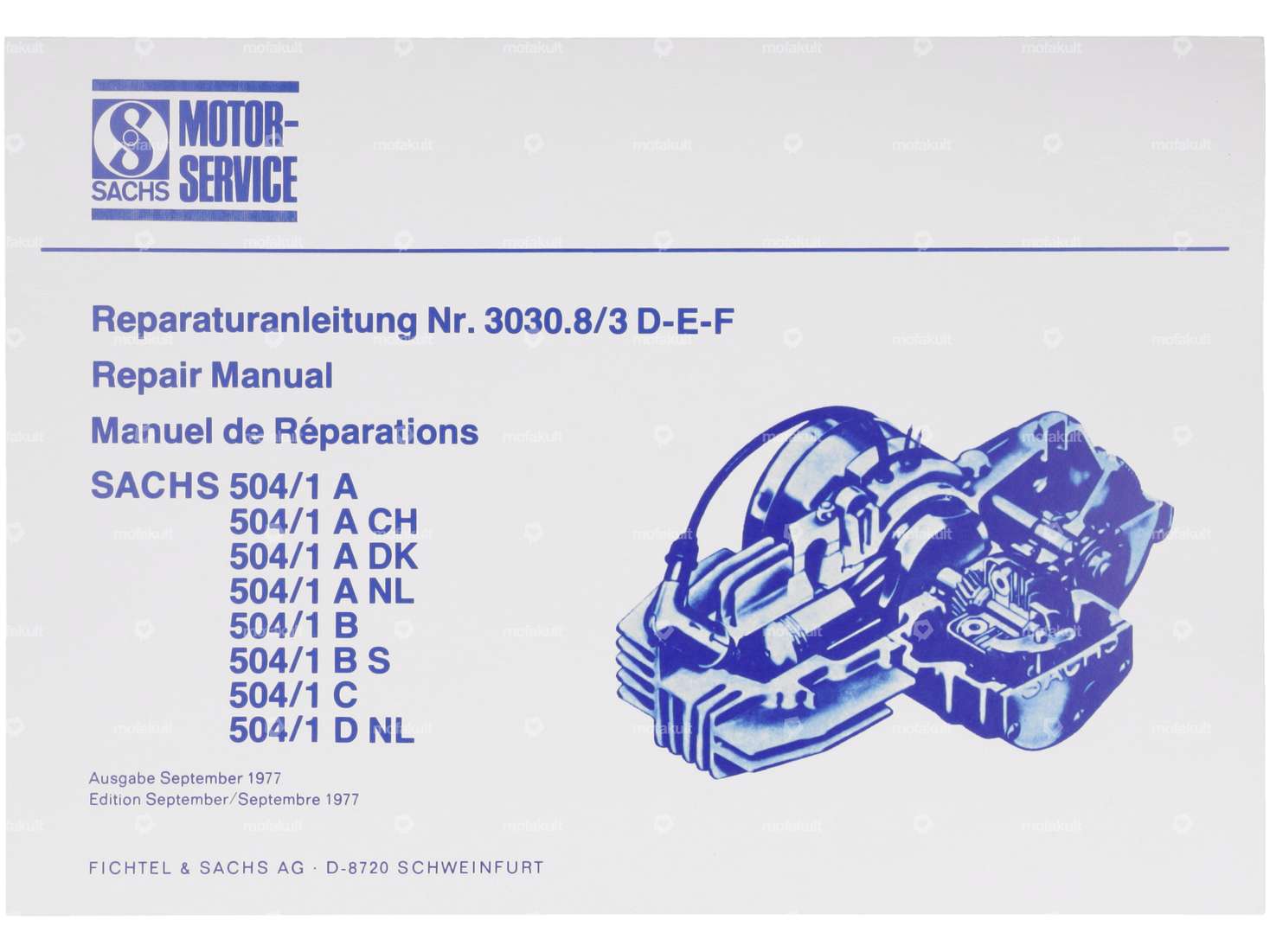Reparaturanleitung | Sachs 504/1 Carousel Image 1