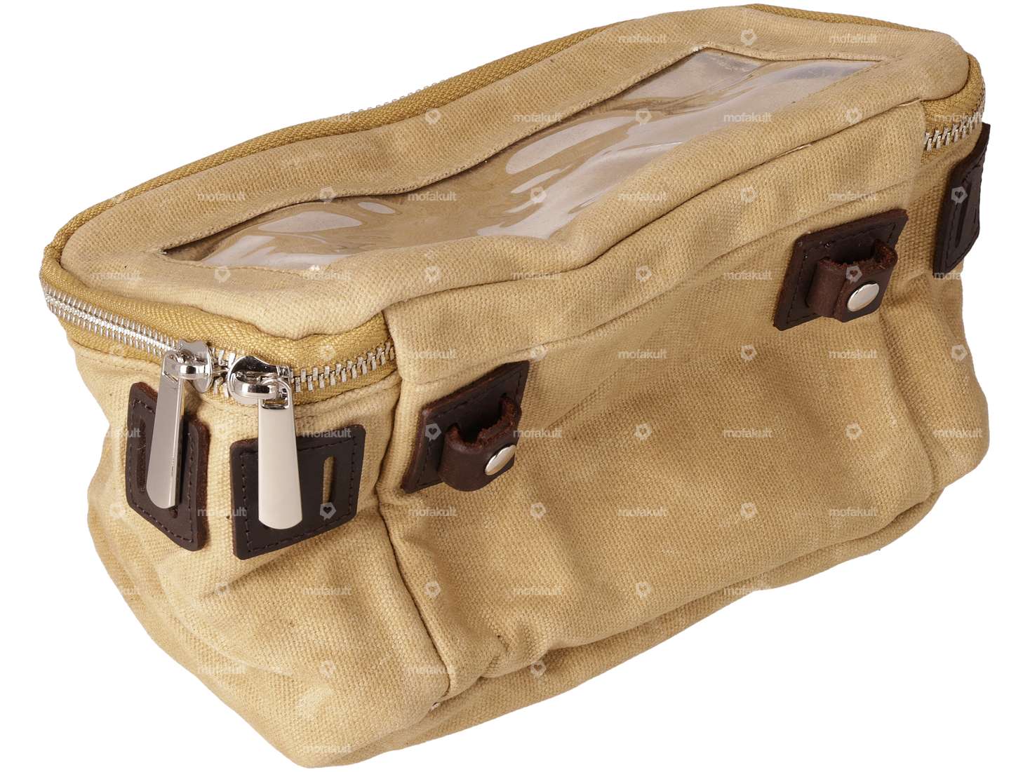 mk-Merch Lenkertasche «Vintage» braun Carousel Image 2