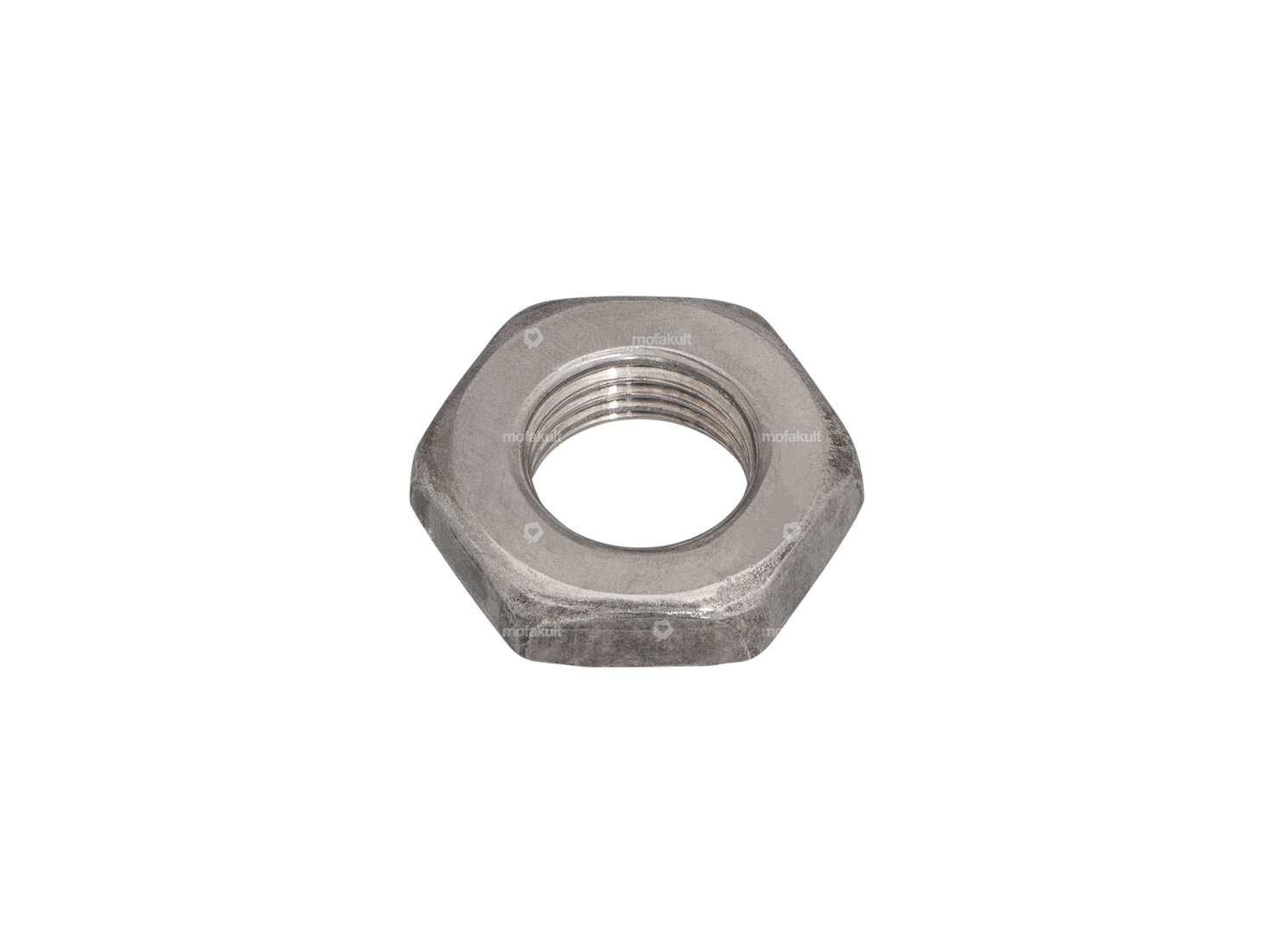 Mutter M10x1 halbhoch Inox Carousel Image 1