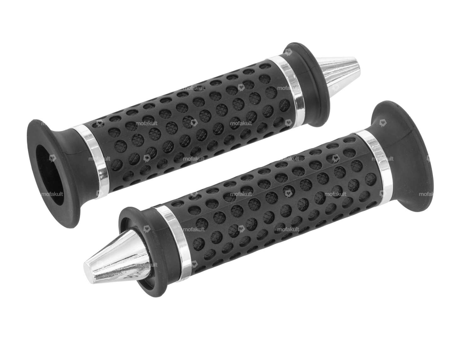 GPO Griffe Gummi schwarz / Chrom Carousel Image 1