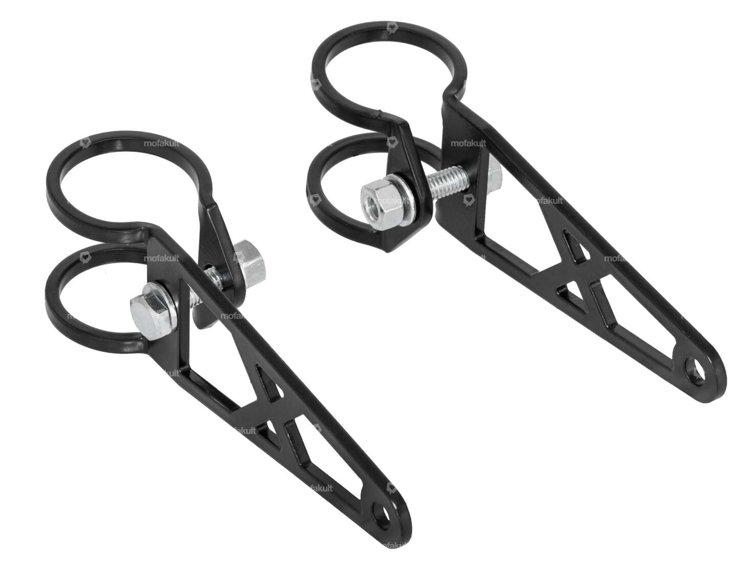 EBR lamp holders Ø 28 mm "X" black Carousel Image 1