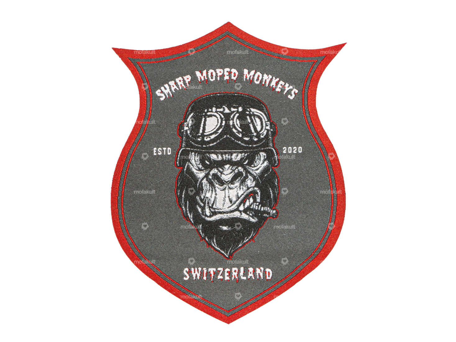 Gang Patch «Sharp Moped Monkeys» 80 x 100 mm Carousel Image 1