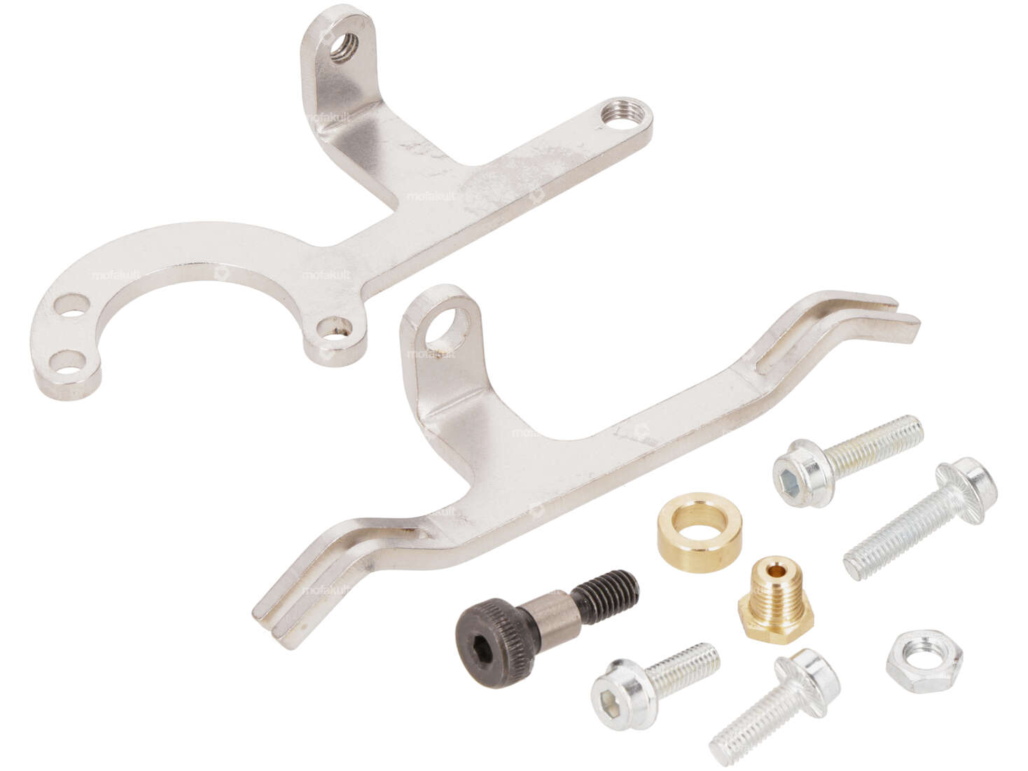 Bollag Motos throttle cable rocker V2 carburetor cover CP / PHBG | Vespa Wideframe Carousel Image 1