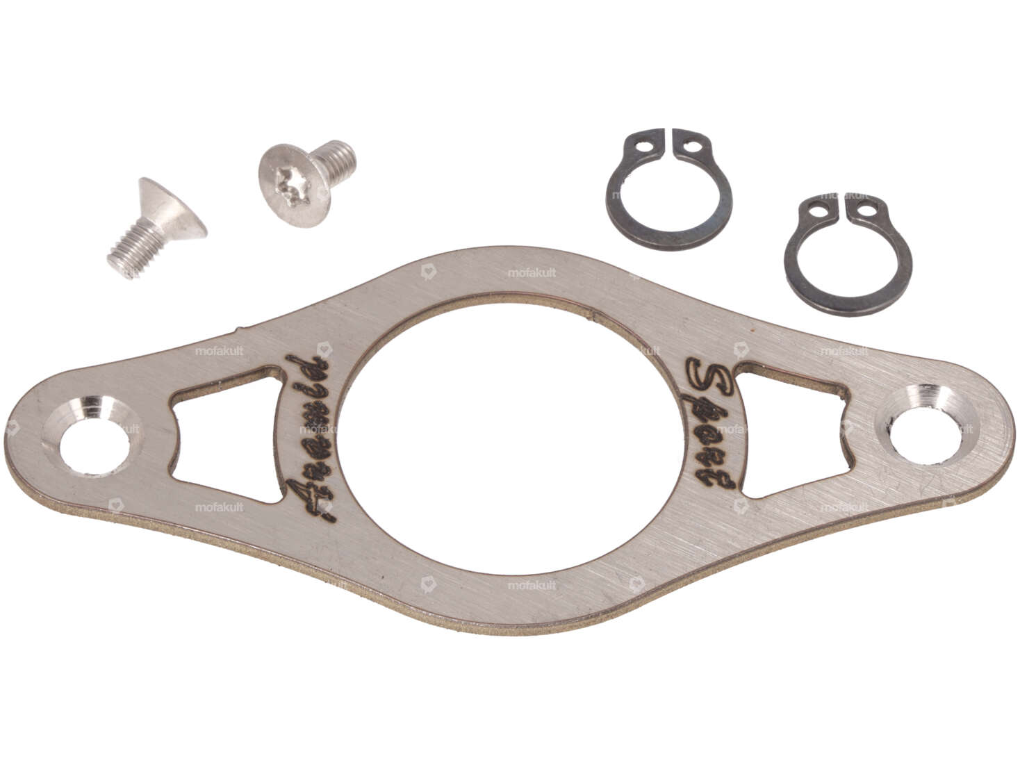 ASP reinforcement plate clutch 2 jaws Inox | Puch E50 Carousel Image 1