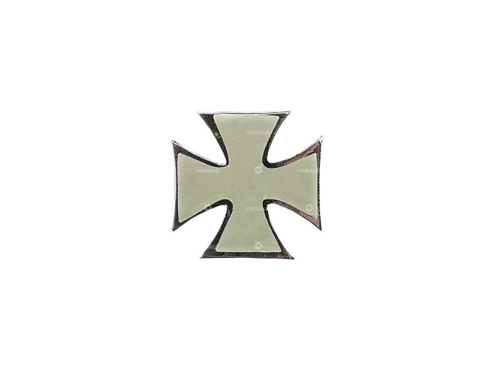 Emblem Iron Cross Skull Chrom (Klebefolie) Carousel Image 3