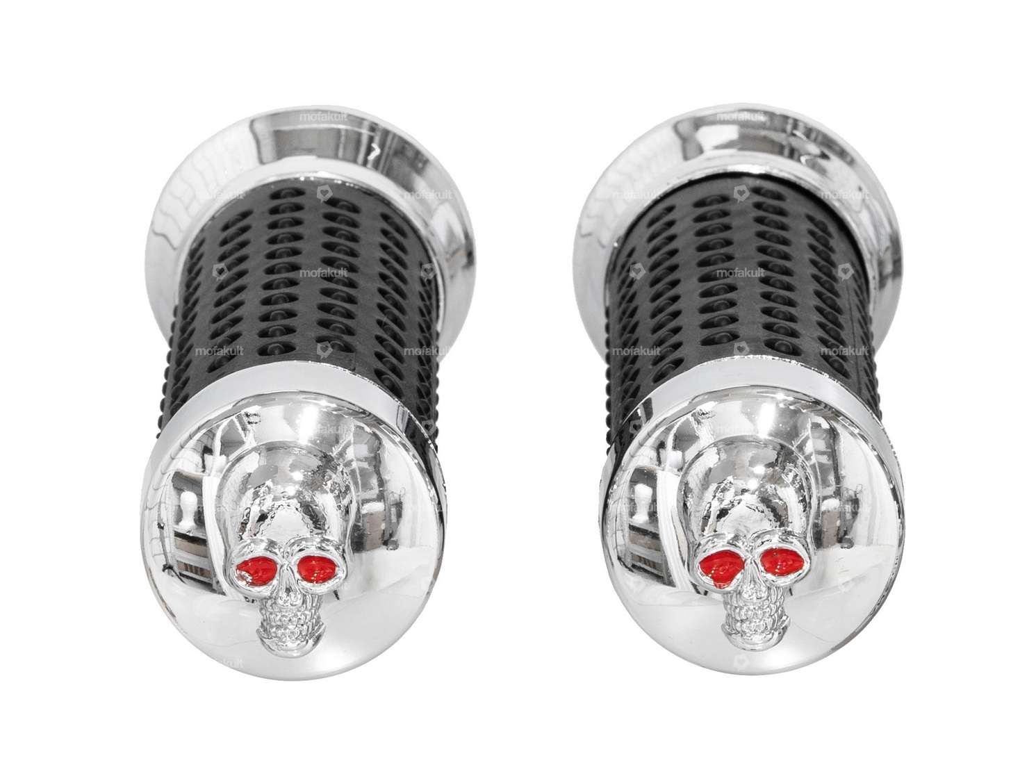 Griffe Skull genoppt schwarz Carousel Image 2