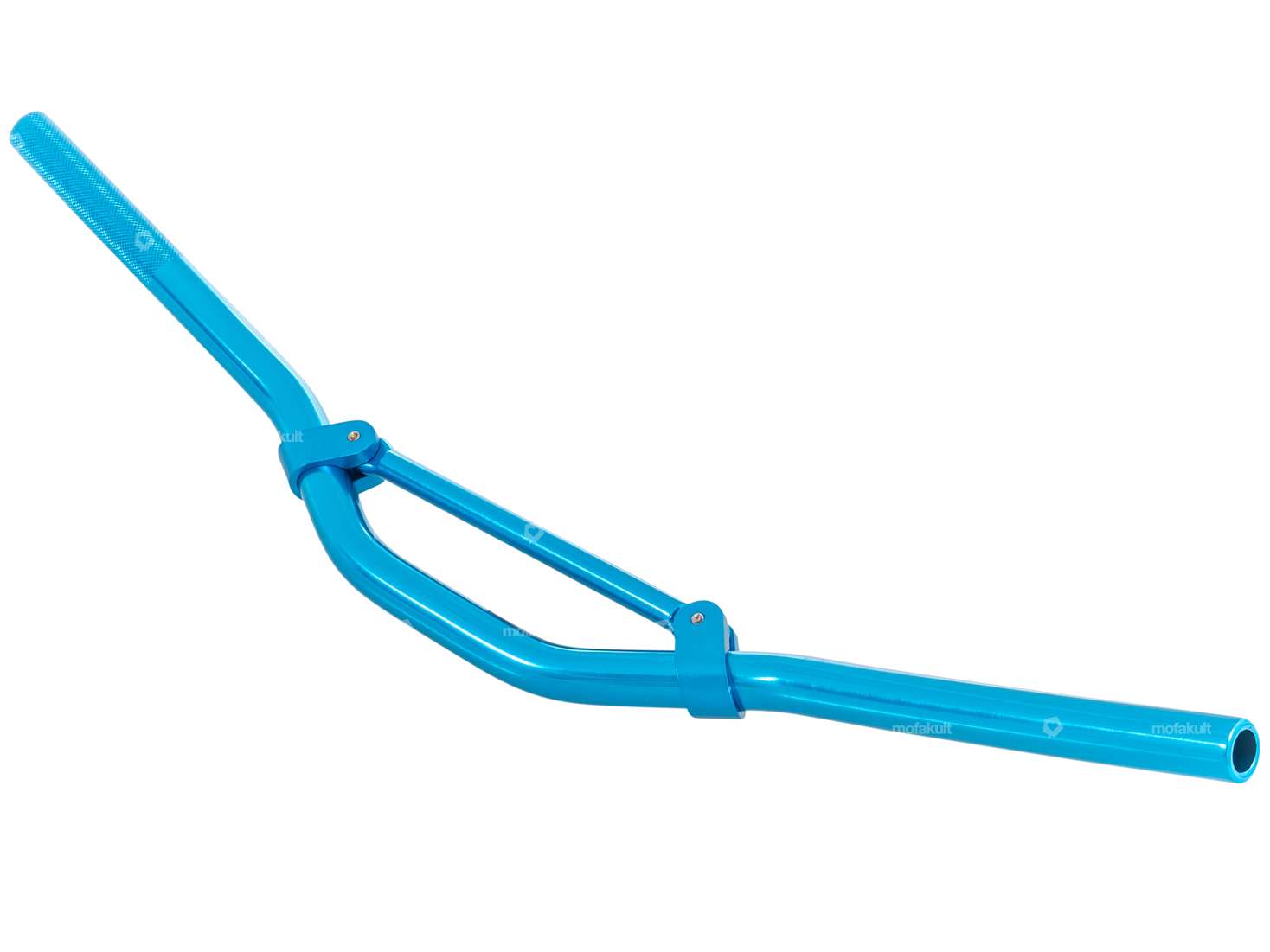 66HEROES Rennlenker Gabelplatte 7 cm Alu blau Carousel Image 2