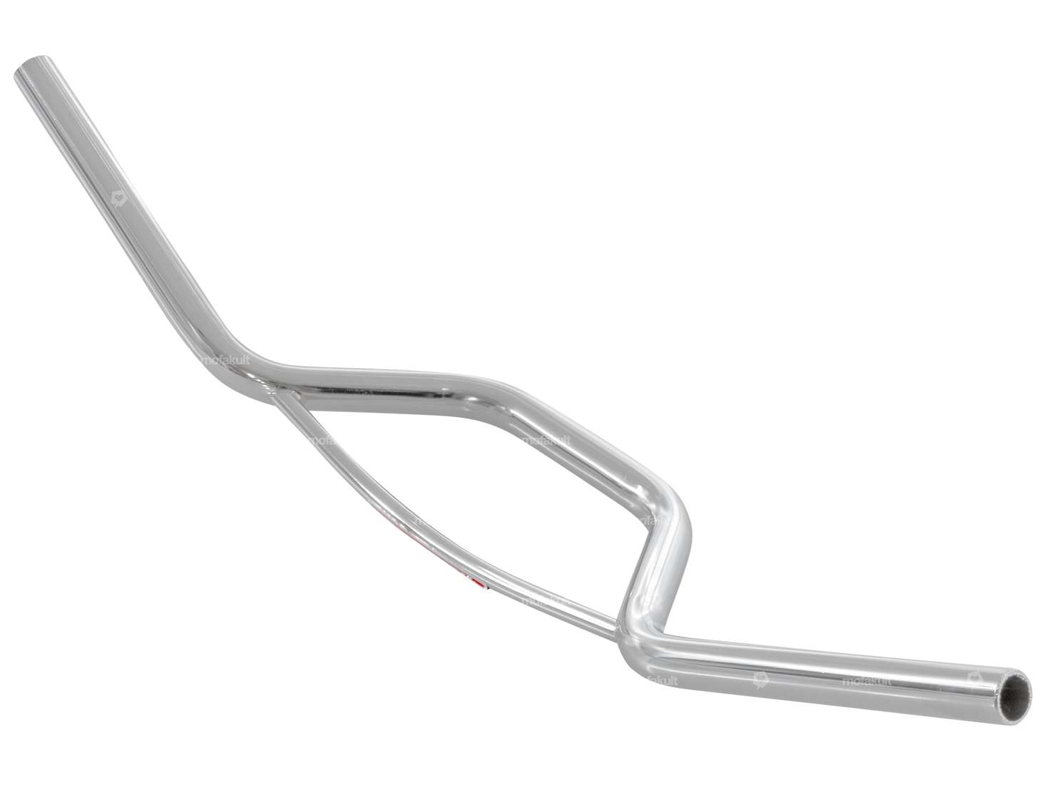 Lenker Gabelplatte 13 cm geschwungen mit Strebe Chrom Carousel Image 2