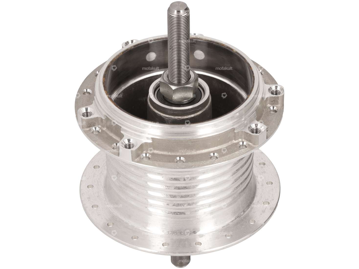 Radnabe Speiche hinten 36 Löcher mit Achse (1A-Qualität) | Puch Maxi, X30 NG-2AH Carousel Image 1