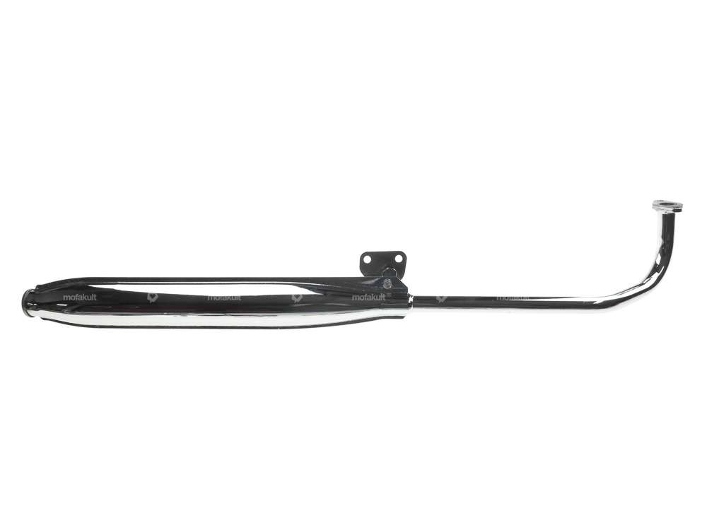 Exhaust 22 mm straight outlet chrome | Tomos Carousel Image 1